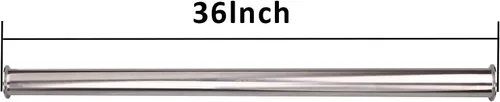 Miniatura 2 de Dernord - Tubo de bobina sanitaria con extremos de abrazadera, tubo redondo liso de acero inoxidable 304 con abrazadera triple de 5.08 cm