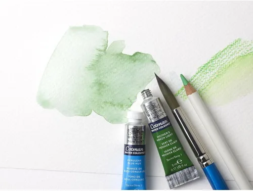 Miniatura 6 de Winsor & Newton Bloc de postales de papel clásico para acuarela, 4 x 6 pulgadas, blanco natural