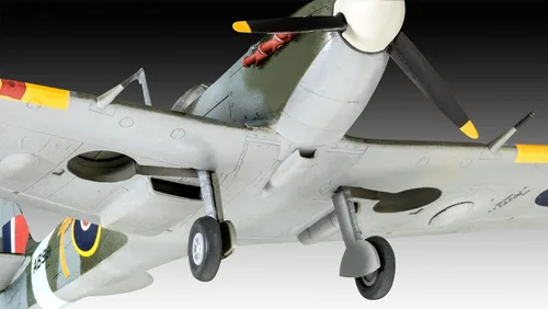 Miniatura 7 de Revell RV03710 Juego de Combate Bf109G-10 & Spitfire Kit de modelo de plástico, sin pintar