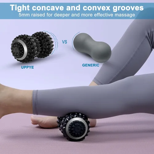 Miniatura 2 de Uppye Pelota de masaje vibratoria para aliviar el dolor, pelota de movilidad para terapia física y recuperación de entrenamiento, herramientas
