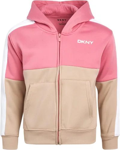 Miniatura 5 de DKNY Conjunto de sudadera con capucha y pantalón deportivo de 3 piezas para niñas