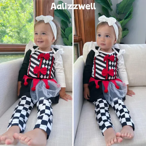 Miniatura 3 de Aalizzwell Ropa de San Valentín para bebé niña