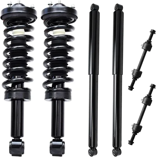Miniatura 31 de Detroit Axle - Kit de puntales delanteros de 6 piezas para Ford Escape 2014-2019, 2 puntales y muelles helicoidales, 2 enlaces de barra