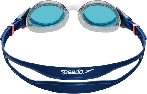 Miniatura 3 de Speedo Biofuse 2.0 - Gafas de natación unisex para adultos Amonita Azul/Blanco/Rojo/Azul