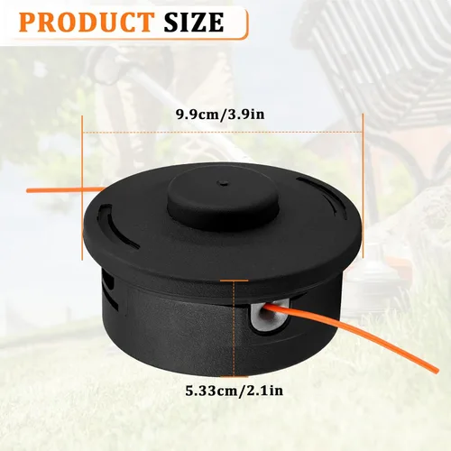 Miniatura 6 de Paquete de 2 cabezales de recortadora de cuerda de alimentación de 25-2 golpes 4002 710 2191 - para Stihl AUTOCUT FS44 FS55 FS56 FS70 FS80 FS90