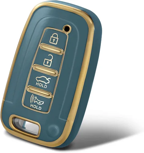 Miniatura 29 de Estuche para Llave Inteligente de TPU Funda Protectora Compatible con Azera Elantra GT EQUUS Genesis Coupe Santa FE Sonata Tucson Veloster KIA