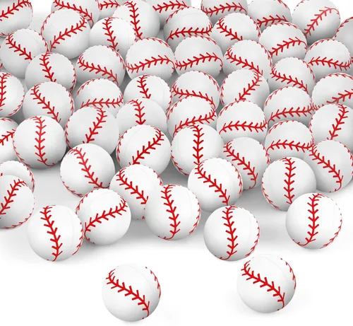 Deekin 200 pelotas inflables de béisbol a granel de 0.98 pulgadas, mini pelotas de goma para rebotar, recuerdos de fiesta deportiva para niños
