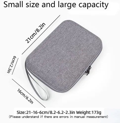 Miniatura 4 de Funda de transporte compatible con cámara de acción Insta360 GO 3 [con 2 protectores de pantalla]