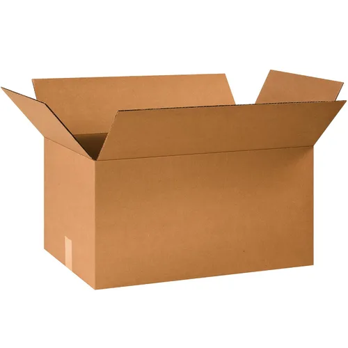 Miniatura 2 de Box USA Paquete de 15 cajas de cartón corrugado de doble pared resistente, 24 pulgadas de largo x 14 pulgadas de ancho x 12 pulgadas de alto, kraft