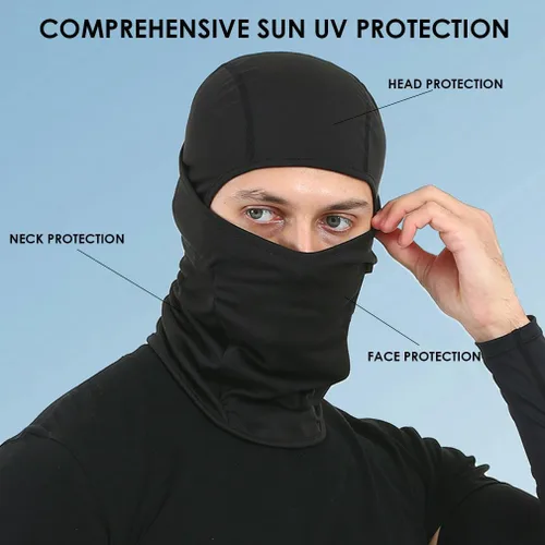 Miniatura 3 de Máscara de esquí para hombre, paquete de 2 pasamontañas, máscara facial para mujer, máscara de verano Shiesty, máscara de casco de motocicleta