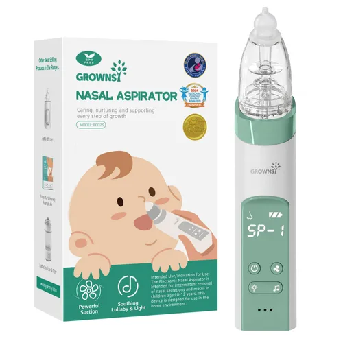 Miniatura 16 de GROWNSY Aspirador nasal eléctrico para mascotas, succión silenciosa de nariz y orejas para perros, gatos, cachorros y gatitos, succión ajustable
