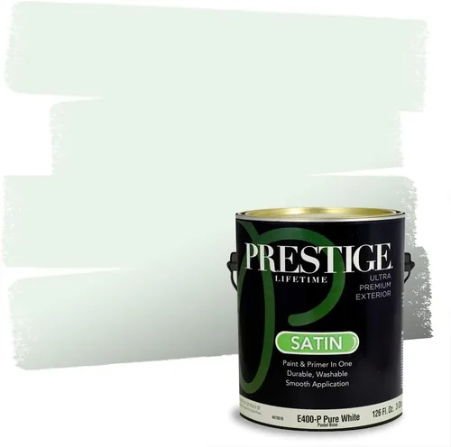 Miniatura 151 de PRESTIGE Pintura exterior e imprimación en uno, aloe, plano, 1 galón