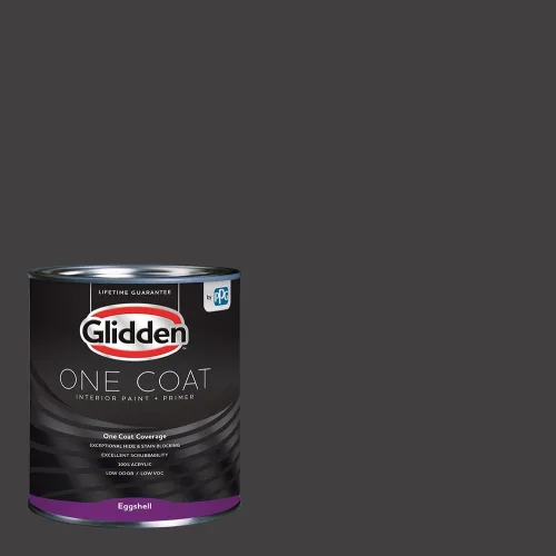 Miniatura 97 de Glidden Pintura Interior + Imprimación: Gris/Plata Antigua, Una Capa, Satinado, 1 Galón