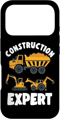 Miniatura 29 de iPhone 13 Pro Max Truck Construction Expert Excavator Digger para niño pequeño caso