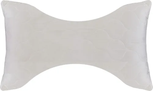 Sleep & Beyond myDual Side Pillow: almohada de lana 100% natural, soporte para cuello y columna vertebral, ajustable y lavable, diseño cómodo,