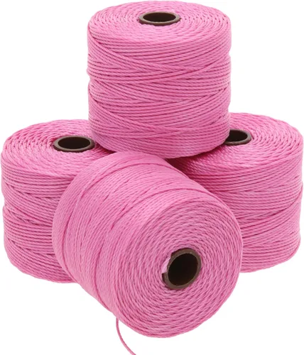 Miniatura 94 de The Beadsmith S-Lon Cordón para Cuentas – Cordón de Nylon Torcido de 0.5 mm para Ensartar, Paquete de 4, Mezcla de Neutrales Fríos, TEX210, 77