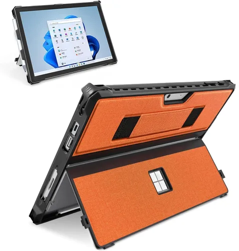 Miniatura 11 de Funda protectora resistente para Microsoft Surface Pro 7+/7/6/5/4/LTE de 12.3", con soporte para lápiz capacitivo y correa de mano, compatible