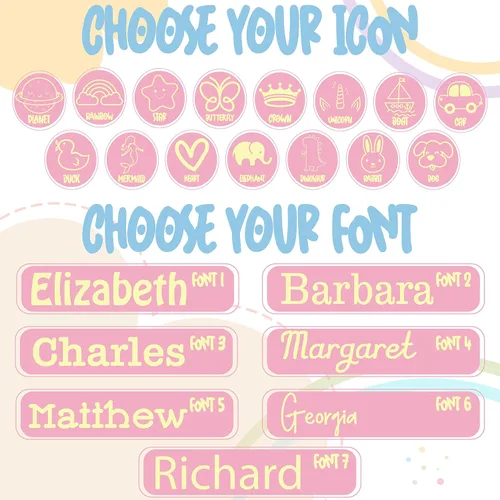 Miniatura 2 de Manta de bebé personalizada de Minky con nombre, icono, 2 colores, 15 iconos, 7 fuentes, manta suave y sedosa de puntos de doble cara para baby