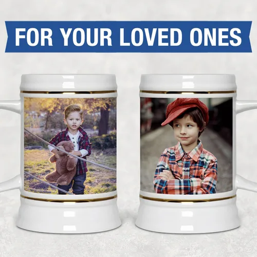 Miniatura 5 de Taza de cerveza personalizada, jarra de cerveza personalizada con texto en imagen, tazas personalizadas con nombre y logotipo, taza de cerámica