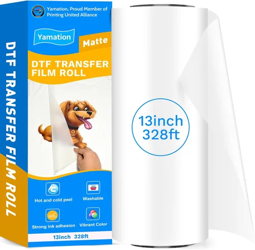 Miniatura 8 de DTF Película de transferencia: A4 (8.3" x 11.7") 50 hojas de papel PET de acabado mate de doble cara premium para transferencia directa a camisetas