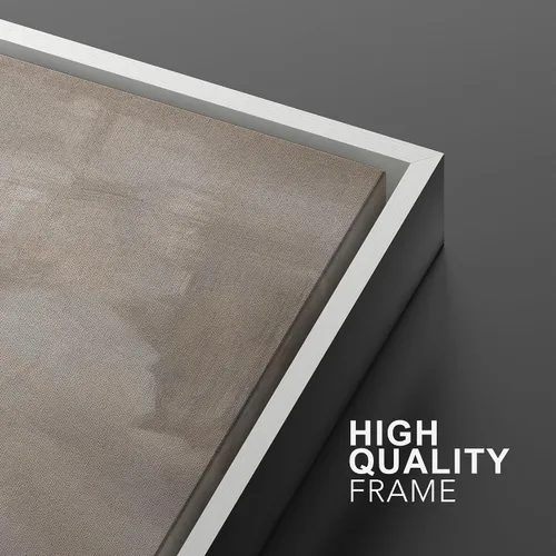 Miniatura 5 de SIGNWIN Lienzo enmarcado para pared, ilustraciones abstractas texturizadas en tonos beige terrosos, arte moderno, decorativo, contemporáneo