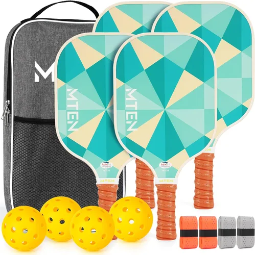 Miniatura 26 de Pickleball Paddles Set of 2 or 4, or Single Paddle – USAPA Approved Fiberglass Surface Pickleball Rackets Set for Men & Women azul (blue*1)