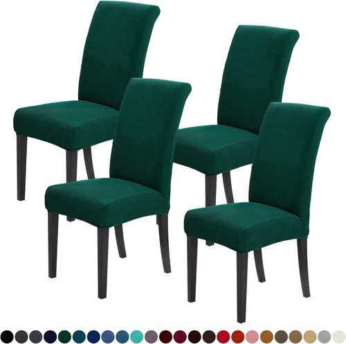 Miniatura 12 de Joccun Fundas para Sillas de Comedor Juego de 2, Fundas Elásticas para Sillas de Comedor Fundas para Sillas de Comedor Protector de Asiento, Funda