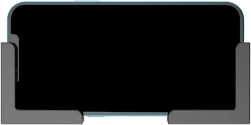 Miniatura 7 de Soporte de montaje en pared para tabletas Smartphones Fácil instala con adhesivo o tornillos EReader Montaje en pared Negro
