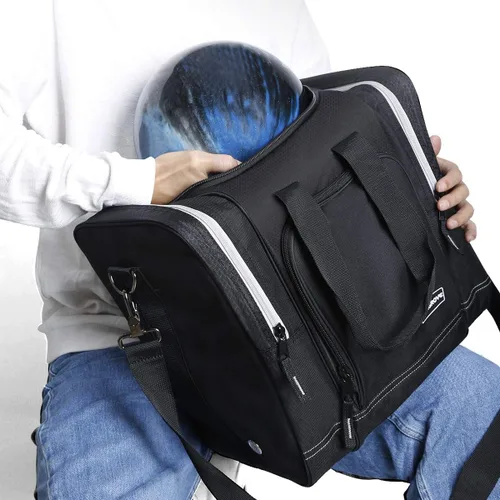 Miniatura 6 de Mangrove Bolsa de boliche para bola individual, bolsa de bolos 2025 con soporte de bola de plástico, bolsa de bolos duradera para zapatos de bolos