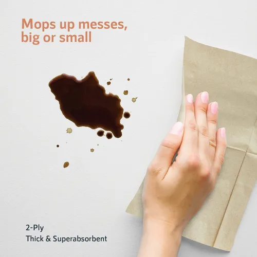Miniatura 4 de 200 servilletas biodegradables recicladas amistosas amistosas de Eco 5x5in bebida compostable
