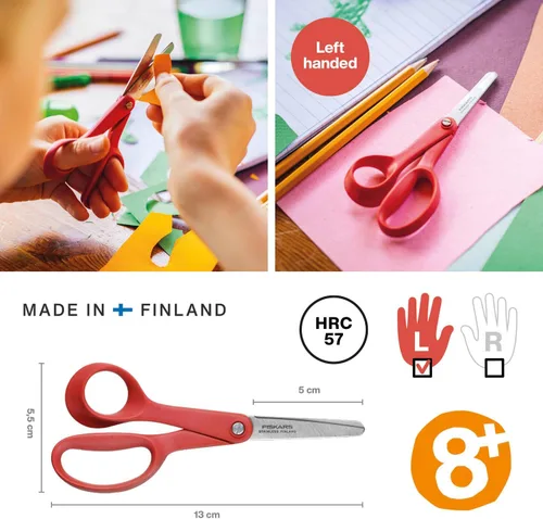 Miniatura 2 de Fiskars Tijeras - Zurdos Blunt Kids (5.1 in)