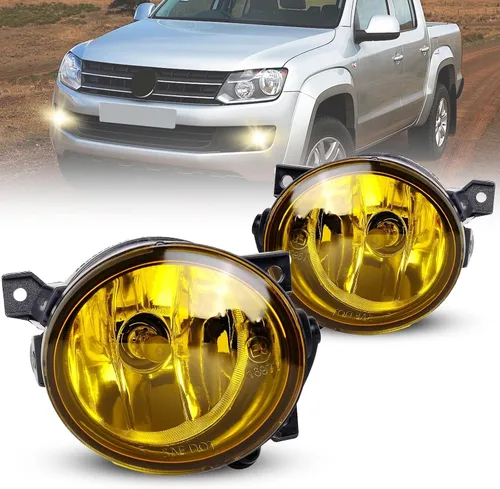 Miniatura 9 de Faros antiniebla para Volkswagen GTI/Volkswagen Jetta 2006 2007 2008 2009 2010, repuesto premium (VW GTI/Jetta), 1 par (lente transparente)