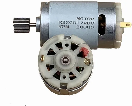 Miniatura 3 de Reemplazo eléctrico de 1 pieza, 12 dientes, RS390, motor de corriente continua, 6 V, 12 V, 20000 rpm, motor de accionamiento para niños, piezas