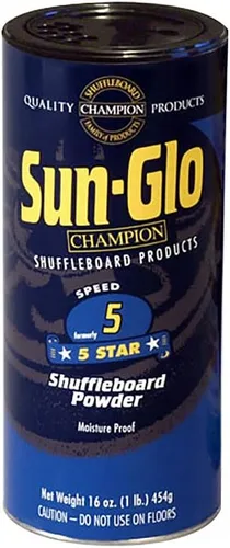 Miniatura 2 de Sun-Glo Paquete de 12 cera en polvo para tejo de 5 velocidades y 5 estrellas