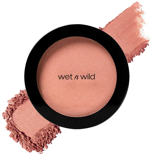 wet n wild - Rubor «Color Icon», brillo natural mate sin esfuerzo y mezcla perfecta, lujosamente infundido con aceite de jojoba suave, libre de