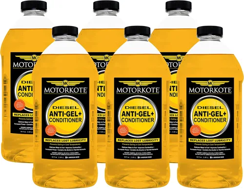 Motorkote MK-50101-06-6PK Diesel Anti-Gel y Acondicionador, 64 onzas, paquete de 6