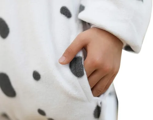 Miniatura 6 de Pijama unisex de una pieza para niños, disfraz de animal para cosplay de Navidad, Halloween