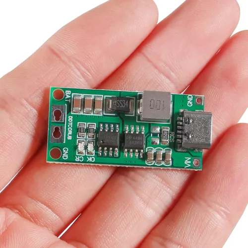 Miniatura 7 de 2PCS Tipo-C USB 2S 2A Boost Convertidor 8.4V 12.6V 16.8V Step-Up Power Module LiPo Polímero LiPo Batería de Litio Placa de Protección de Carga