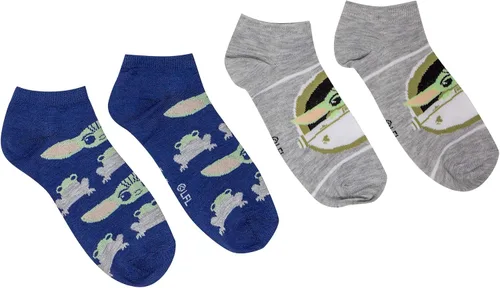 Miniatura 4 de Star Wars The Mandalorian The Child Baby Yoda Juniors - Calcetines de tobillo (6 unidades), Multi, 4-10