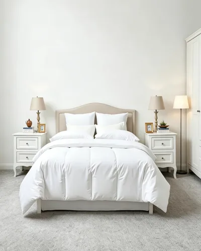 Miniatura 8 de Karl home Juego de 2 mesitas de noche marrones para dormitorio, mesita de noche pequeña vintage con cajones, mesa auxiliar de estilo granja, mesas