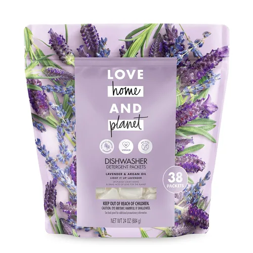 Miniatura 11 de Love Home and Planet - Detergente para lavavajillas, gel de lavanda y aceite de argán, 56 onzas