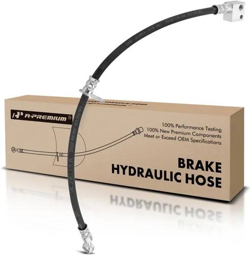 A-Premium Manguera hidráulica de freno del pasajero delantero compatible con modelos Honda - Compatible con modelos 2007-2008 - Reemplazar #