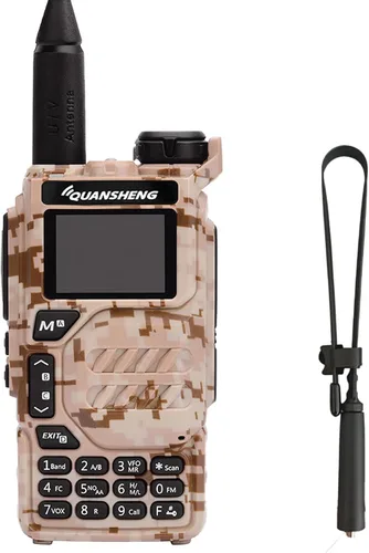 Miniatura 10 de Walkie Talkie UV-K5 5W Dual Band UHF VHF USB-C Cargador Radio bidireccional DTMF FM Scrambler NOAA Frecuencia inalámbrica Copia Jamón Radio de mano
