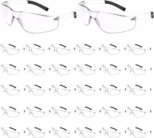 Miniatura 9 de MIUSKATL - Lentes de seguridad, ANSI Z87.1, resistentes a los arañazos, para hombres y mujeres, protección ocular a granel para trabajo