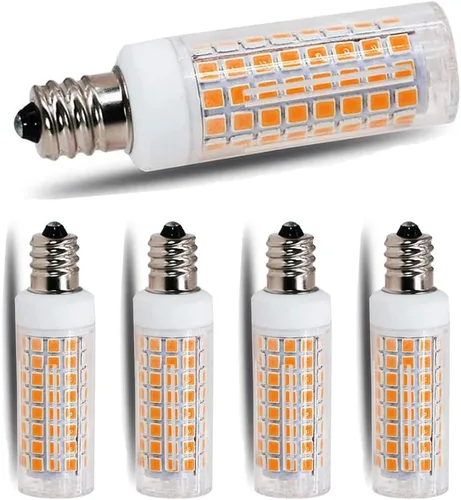 Miniatura 5 de Bombilla LED E11 de 75 W, 100 W, reemplazo de bombillas halógenas, JD T4 e11, mini base de candelabro de 110 V, 120 V, 130 bombillas de entrada