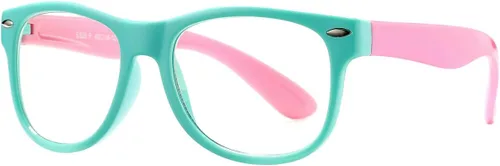 Miniatura 8 de Gafas de bloqueo de luz azul para niños, marco irrompible para niños y niñas (3-12 años)