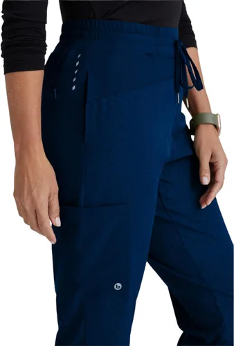Miniatura 5 de Barco One Pantalón deportivo, pantalón quirúrgico de altura media, con tejido elástico de 4 vías y 3 bolsillos, para mujer