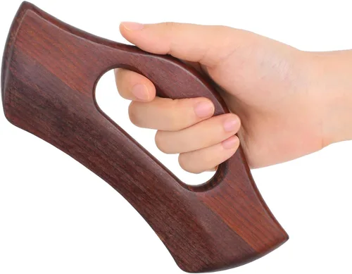 Miniatura 9 de Masajeador de celulitis de madera, herramienta de guasha corporal, masajeador de drenaje linfático, raspador muscular, herramienta de masaje