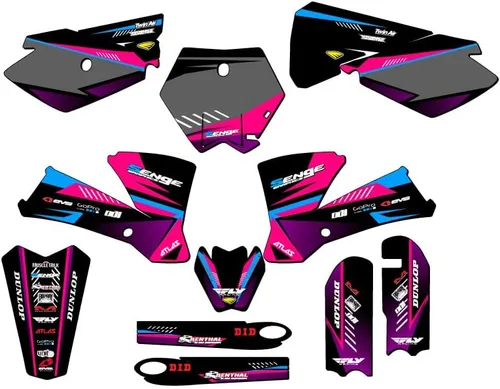 Miniatura 8 de Kit de base gráfica SX 105 SURGE Black Senge 2003-2005 compatible con KTM