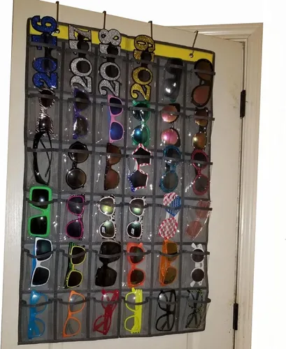 Miniatura 2 de Organizador de teléfonos celulares para aula, soporte para calculadoras, para colgar sobre la puerta, organizador de joyas, armario, ropa